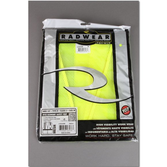 Radwear safety vest Size M SV2ZGMM Brand new in factory sealed package. - Picture 1 of 2